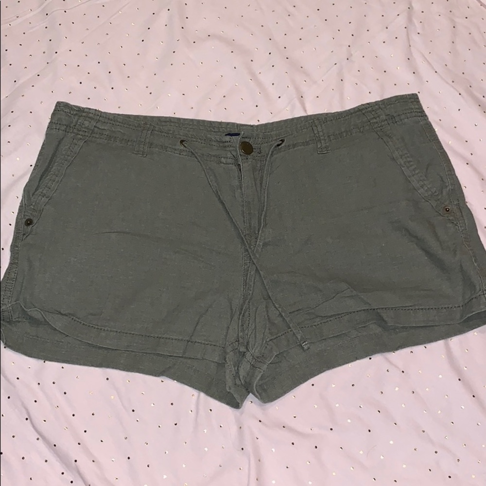 Linen shorts